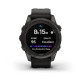 fēnix 7S Pro – Sapphire Solar Edition Carbon Grey DLC Titanium with Black Band - 010-02776-11 - Garmin